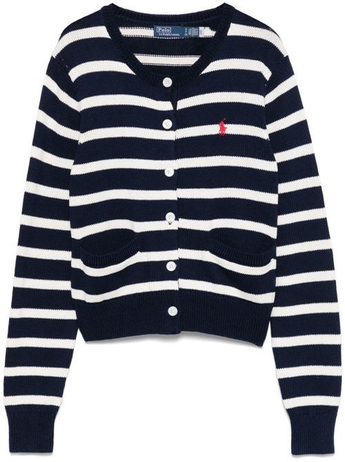 Cardigan donna in cotone a righe POLO RALPH LAUREN | 211959297001